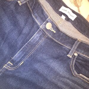 Lane Bryant High Rise Dark Blue Jeans